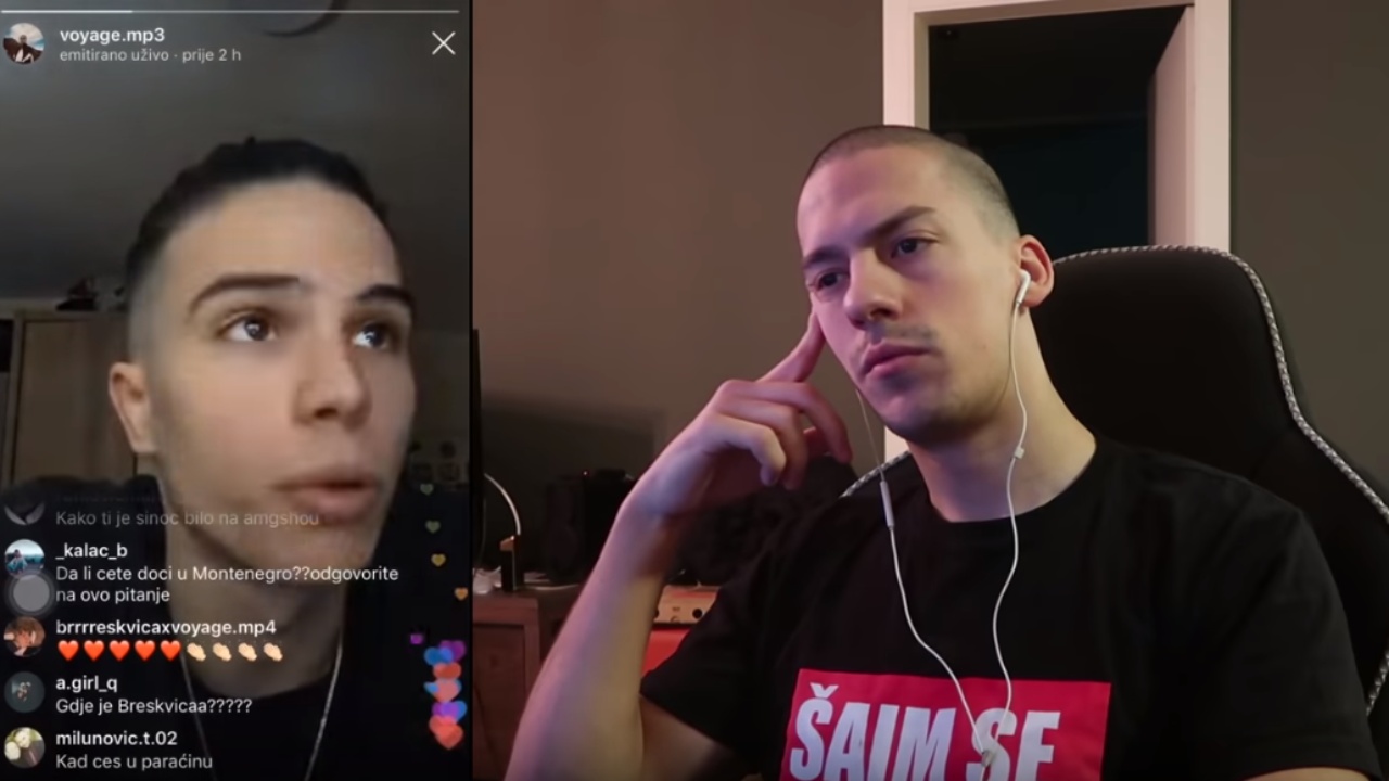 NE ZNAM DA LI JE ON RETARDIRAN ILI... Voyage se izvinio jutjuberima, a Baka Prase ponovo osuo paljbu (VIDEO) 20 k5nnksri 169