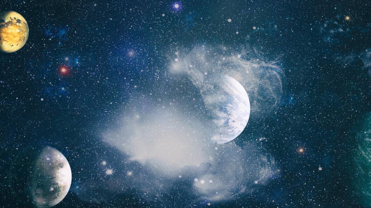 mesec, astro, nebo, planete