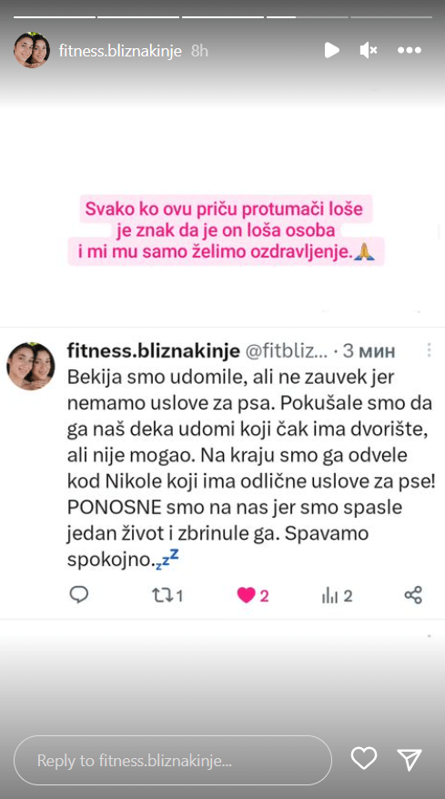 PODIGLE BURU NA MREŽAMA: Fitness bliznakinje zbog jednog poteza naišle na osudu, oglasili se brojni influenseri (FOTO) 5 Screenshot 2023 10 09 101540