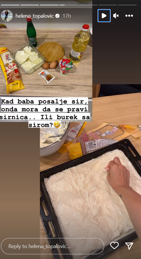 PRAVA DOMAĆICA: Helena Topalović u potpunosti promenila način života, pa pokazala kako se snalazi u kuhinji (FOTO) 2 Screenshot 2023 10 17 132923