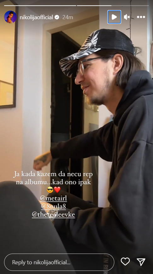 "REKLA SAM DA NEĆU REP, KAD ONO...": Nikolija podelila snimak iz studija, fanovima se sprema NEVEROVATAN projekat (FOTO) 2 nikolija