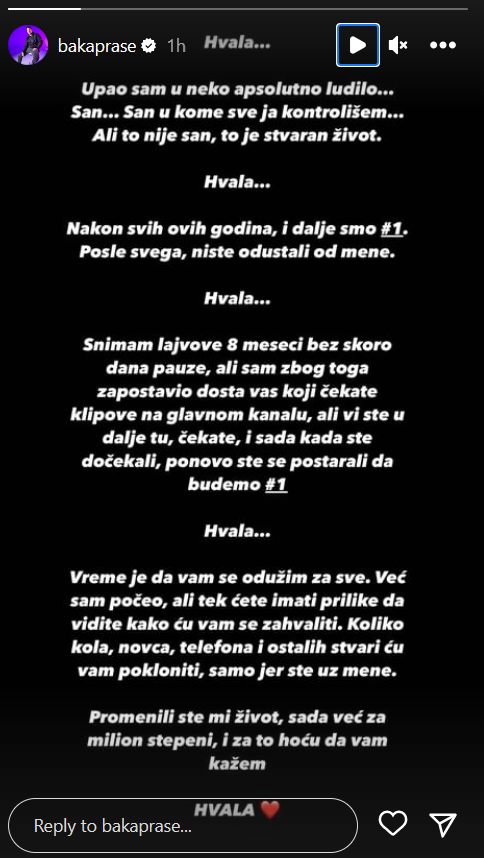 "UPAO SAM U APSOLUTNO LUDILO": Baka Prase uputio jasnu poruku svima, pa otkrio fanovima šta im sve sprema (FOTO) 2 baka prase