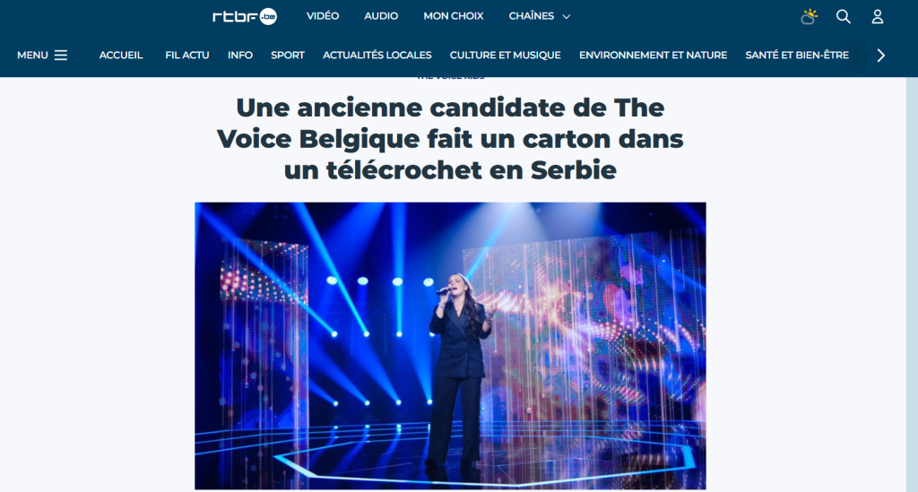 IDJSHOW OSVAJA SVET! O trci talenata pišu strani mediji, jedna kandidatinja pokupila je sve simpatije 3 Belgisjki portalIDJSHOW