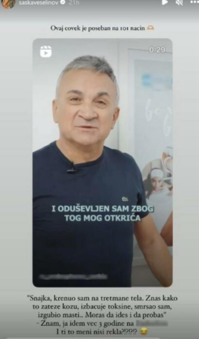 "OVAJ ČOVEK JE POSEBAN": Srđan Đoković nasmejao Sašku Veselinov, otkriveno kako se slažu svekar i snajka 2 saška veselinov