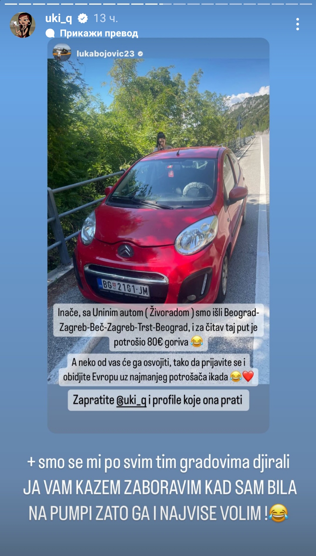 UKI Q POKLANJA SVOJ AUTO! Influenserka neočekivanim potezom oduševila fanove, a ovo je USLOV koji srećni dobitnik mora da ispuni! (FOTO) 3 Uki Q