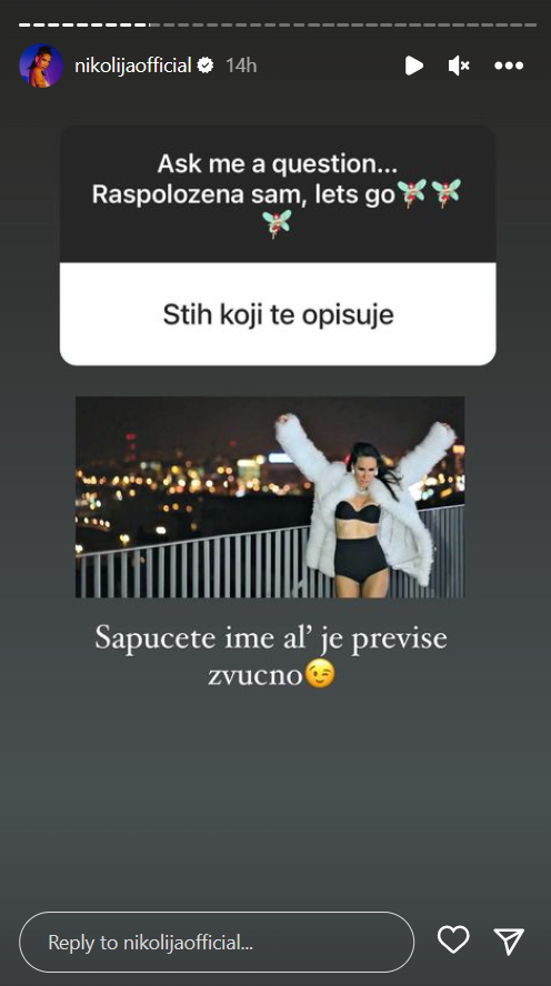 OVAJ DETALJ JE MALO KO ZNAO: Nikolija otkrila kako je dobila IME, pa progovorila o tračevima koji je prate (FOTO) 2 Foto:Printscreen/Instagram:nikolijaofficial