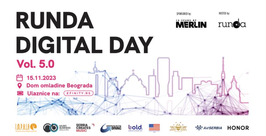 RUNDA DIGITAL DAY U BEOGRADU: Svetski muzički profesionalci i DJ nastup Roba Garze 15. novembra u Domu omladine 2 1