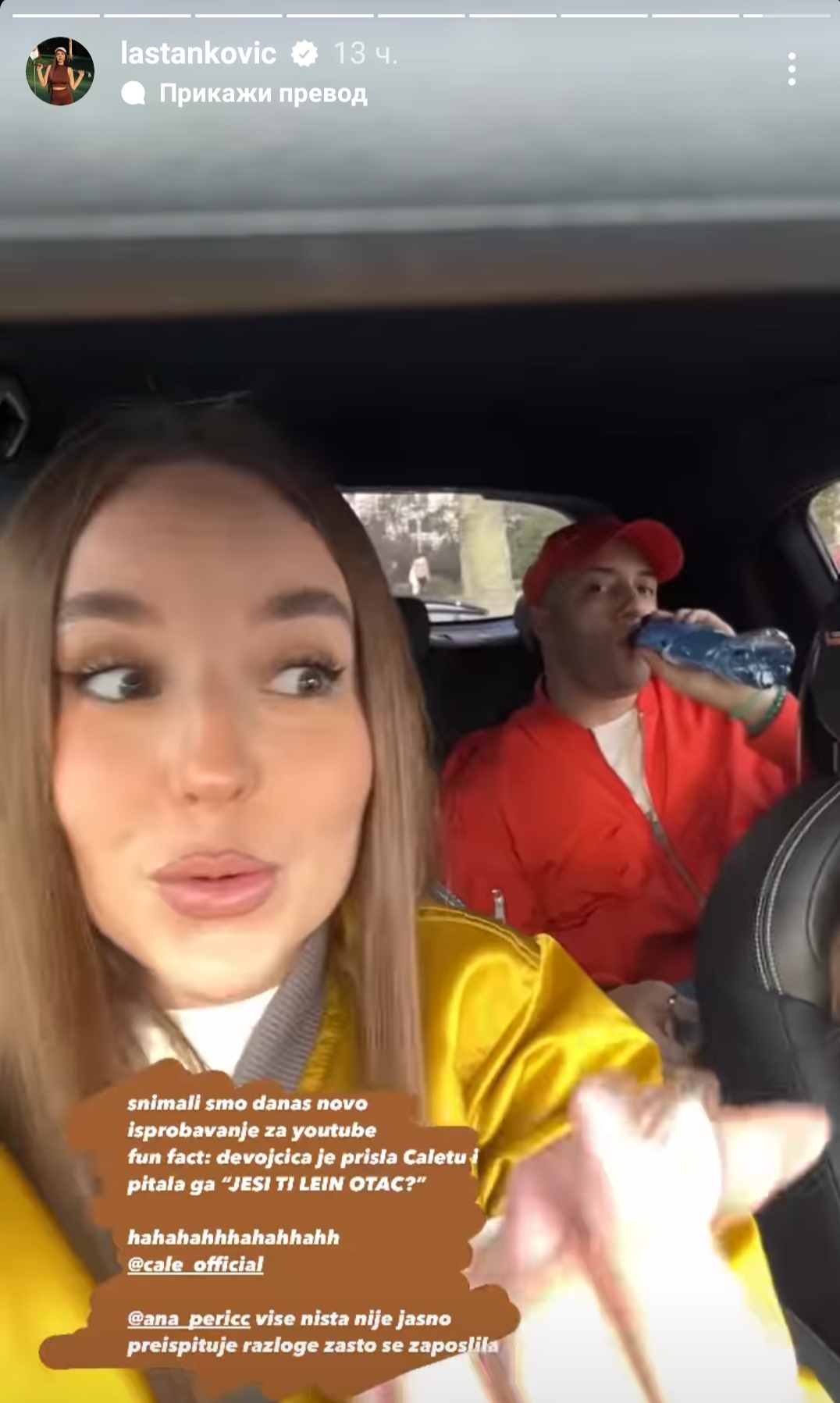 "DA LI SI TI NJEN OTAC?" Lea Stanković podelila urnebesnu anegdotu o Caletu, obožavateljka mu postavila NEOČEKIVANO pitanje! (FOTO) 2 Lea Stanković