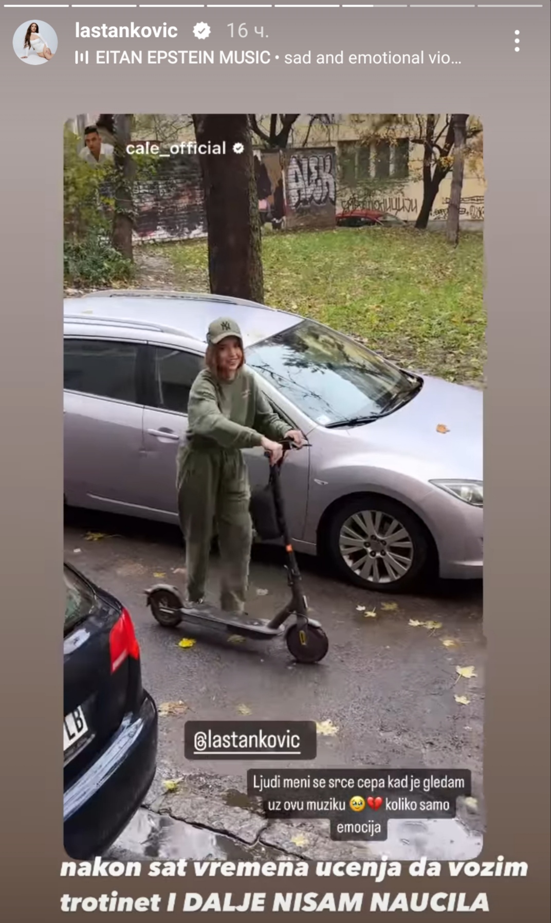 "SRCE MI SE CEPA KAD JE GLEDAM": Cale podelio urnebesan snimak Lee Stanković, u ovakvom izdanju je NIKADA nismo videli! (VIDEO) 2 Cale, Lea Stanković