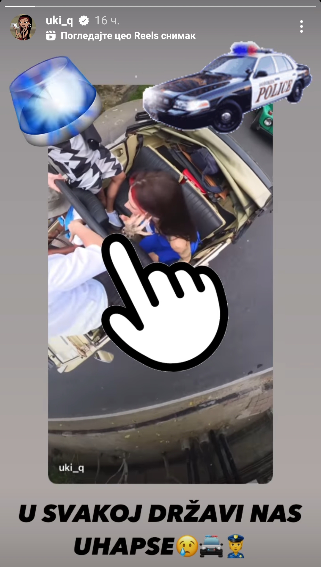 "U SVAKOJ DRŽAVI NAS UHAPSE": Uki Q podelila detalj sa egzotičnog putovanja, pa objavom nasmejala fanove (VIDEO) 2 UKI Q