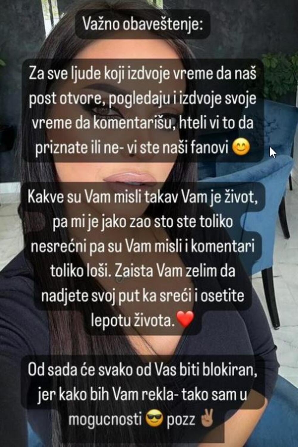 "OD SADA ĆE SVAKO BITI BLOKIRAN": Supruga Darka Lazića progovorila o negativnim komentarima koje dobija 2 Katarina Lazić