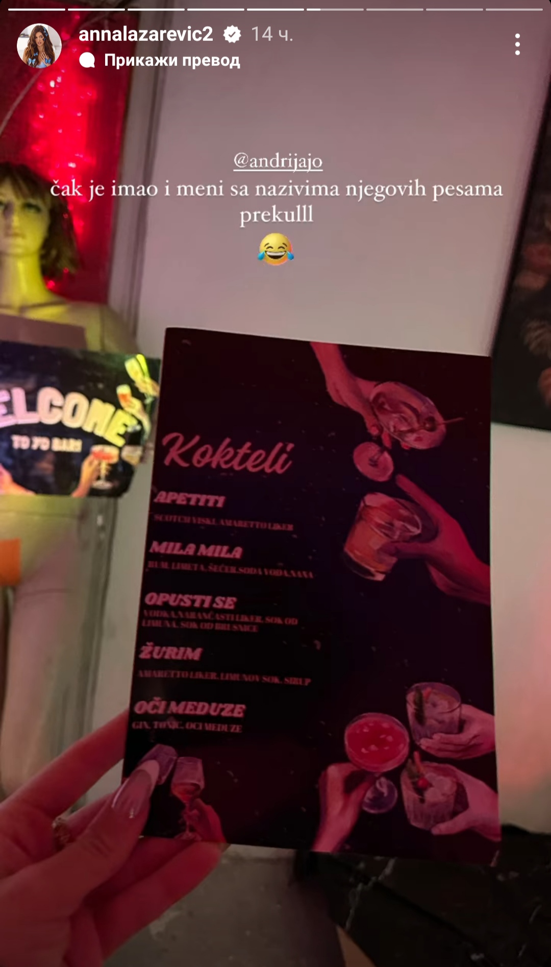 "WELCOME TO YO BAR": Andrija Jo na neobičnom mestu organizovao KOKTEL VEČE, influenseri uživali u ludom provodu! (FOTO) 3 Andrija Jo