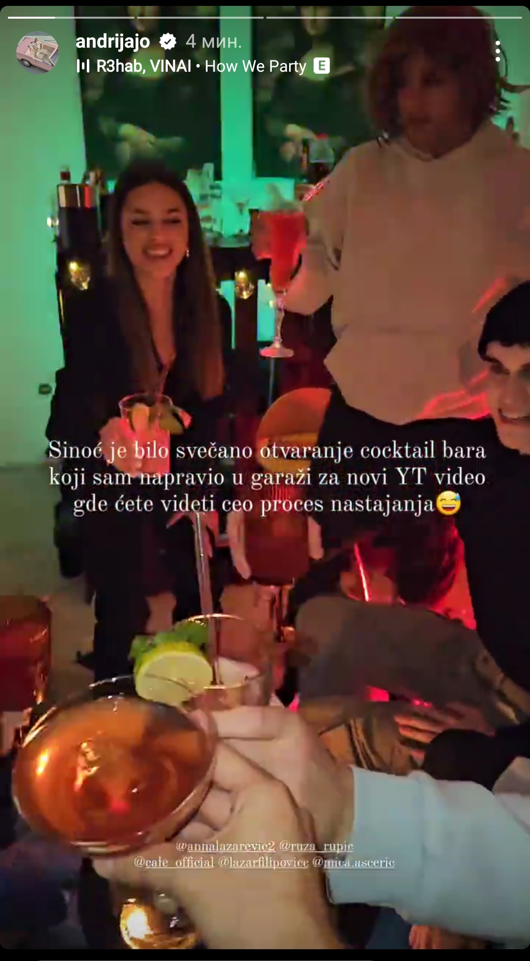 "WELCOME TO YO BAR": Andrija Jo na neobičnom mestu organizovao KOKTEL VEČE, influenseri uživali u ludom provodu! (FOTO) 4 Andrija Jo