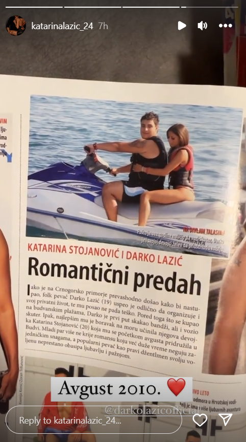 OVAKO JE IZGLEDAO NJIHOV POČETAK: Katarina Lazić pokazala slike nje i Darka od pre 13 godina! (FOTO) 2 katarina lazić