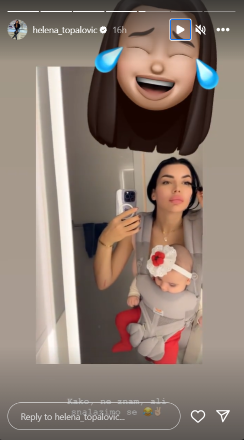 "SNALAZIMO SE": Helena Topalović pokazala kako Topalko uživa sa unukom, pa objavom nasmejala sve (FOTO) 2 helena topalović