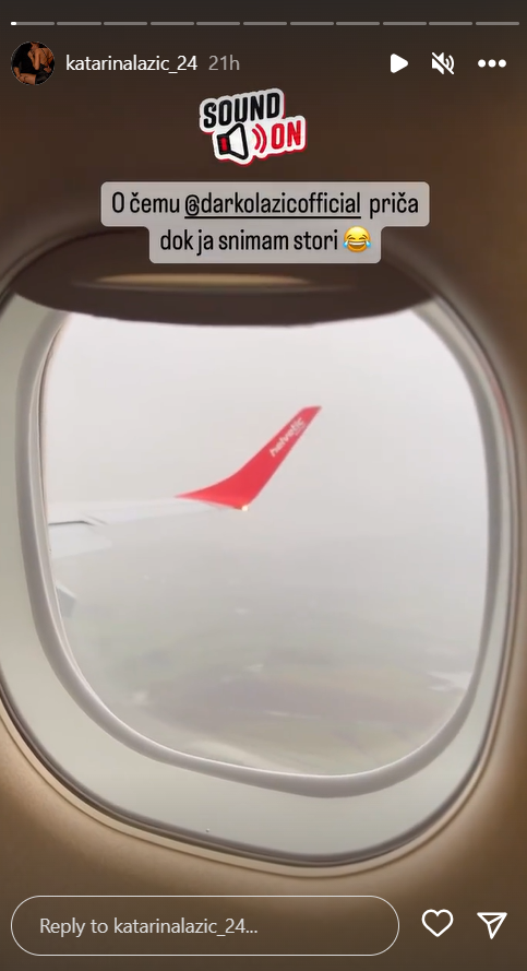 NIJE IM BILO SVEJEDNO: Katarina i Darko Lazić podelili trenutke sa zajedničkog putovanja, pa jednim snimkom nasmejali sve (FOTO) 2 Foto:Printscreen/Instagram:katarinalazic_24