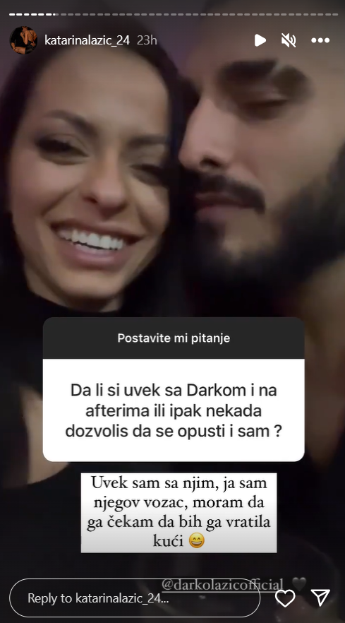 ''UVEK SAM SA NJIM, JA SAM NJEGOV VOZAČ'': Supruga Darka Lazića otkrila nepoznate detalje iz njihovog braka (FOTO) 2 Katarina Lazić