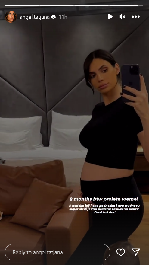 "SLEDI MI JEDNA ZASLUŽENA PAUZA": Angel Tatjana odbrojava sitno do porođaja, otkrila da li planira još dece (FOTO) 2 angel tatjana
