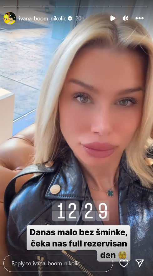 U POTPUNO PRIRODNOM IZDANJU: Ivana Boom Nikolić pokazala kako izgleda bez grama šminke! (FOTO) 2 ivana boom nikolic