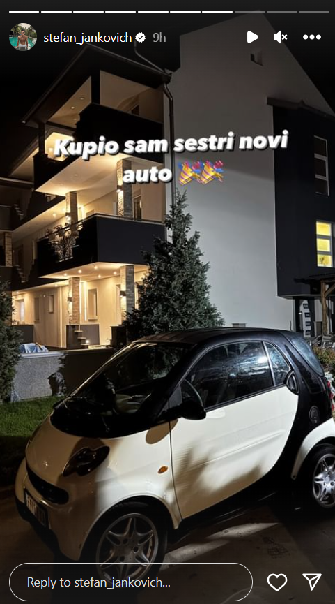 "KUPIO SAM NOVI AUTO": Janko skupocenim poklonom iznenadio posebnu žensku osobu u svom životu (FOTO) 2 janko