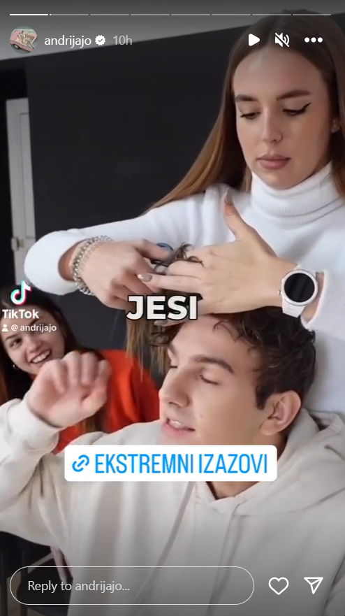 PALO POMIRENJE?! Društvene mreže brujale su o njihovom odnosu, a sada je Andrija Jo objavio novi klip sa Leom Stanković (FOTO) 2 andrija jo, lea stanković