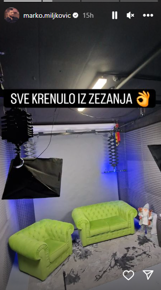 "SVE JE KRENULO IZ ZEZANJA": Marko i Luna otkrili da pokreću emisiju, pa pokazali kako izgleda njihov studio 2 LUNA ĐOGANI MARKO MILJKOVIĆ