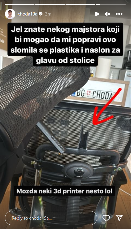 ČODA ZBOG ĐEKSONA POLOMIO STOLICU: Jutjuber napravio štetu od 700 evra, pa reperu uputio JAVNU poruku! (FOTO) 3 coda1