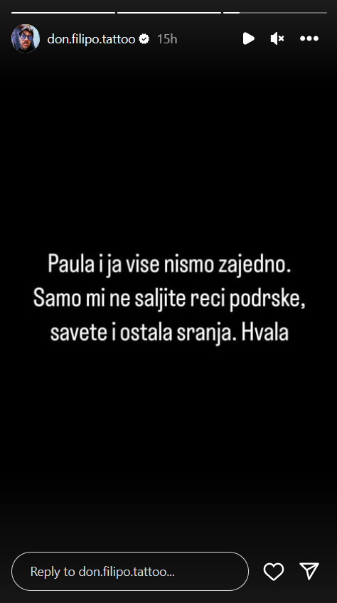 PAULA HUBLIN RASKINULA SA DEČKOM, A ONDA SE OGLASIO I ON: ''Samo mi ne šaljite reči podrške i savete'' 2 paulah