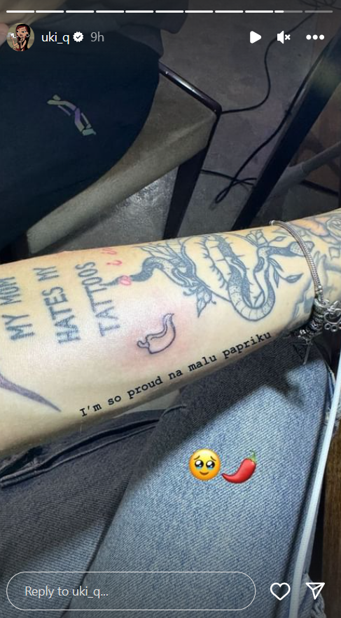 ''TAKO SAM PONOSNA'': Uki Q istetovirala SAMU SEBE, pa iznenadila pratioce izborom tetovaže! (FOTO) 3 Uki Q