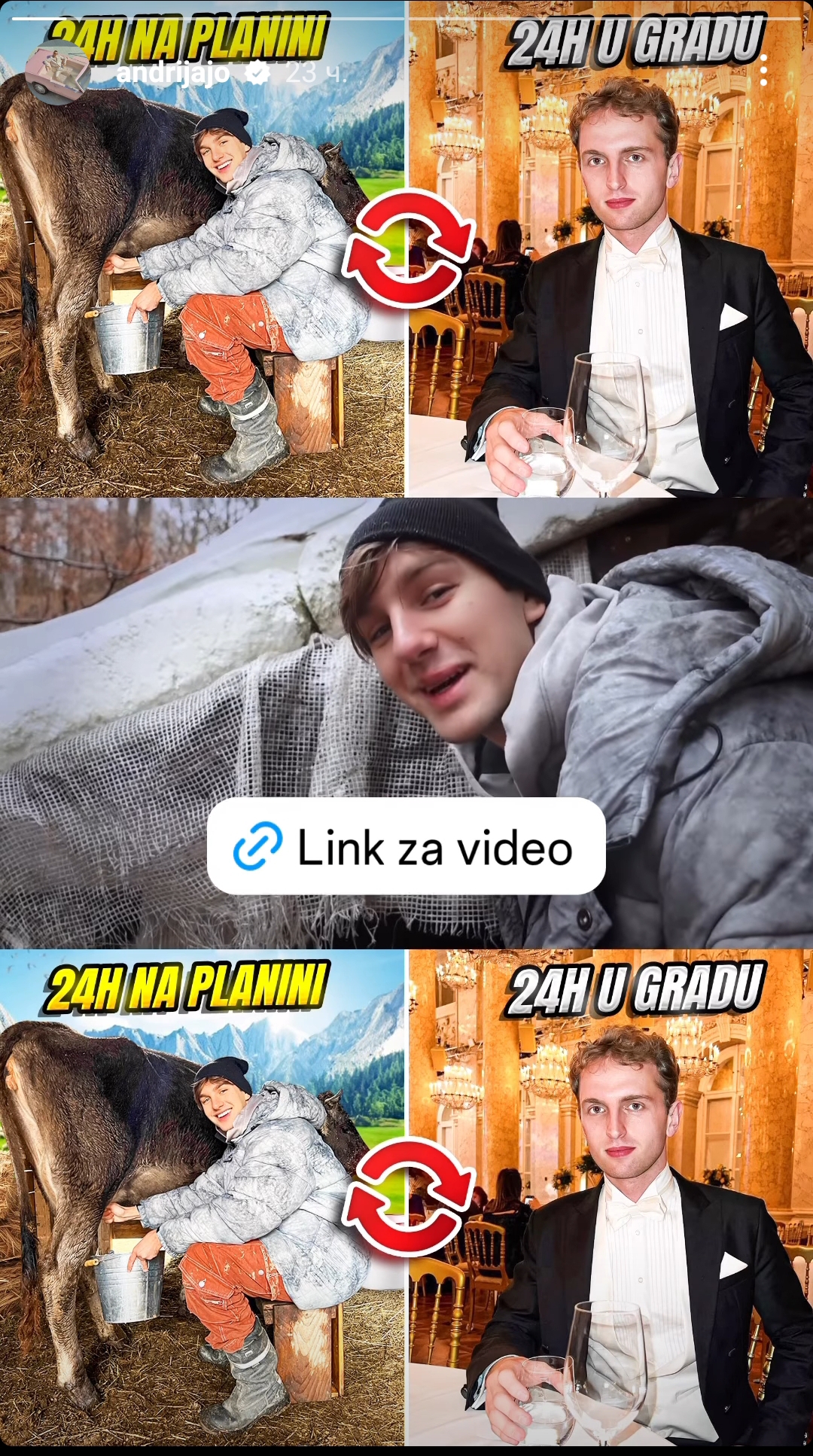 ANDRIJA JO NAPUSTIO GRAD I OTIŠAO U SELO! Influenser pokazao kako se snašao u seoskim poslovima (VIDEO) 2 1705934781415