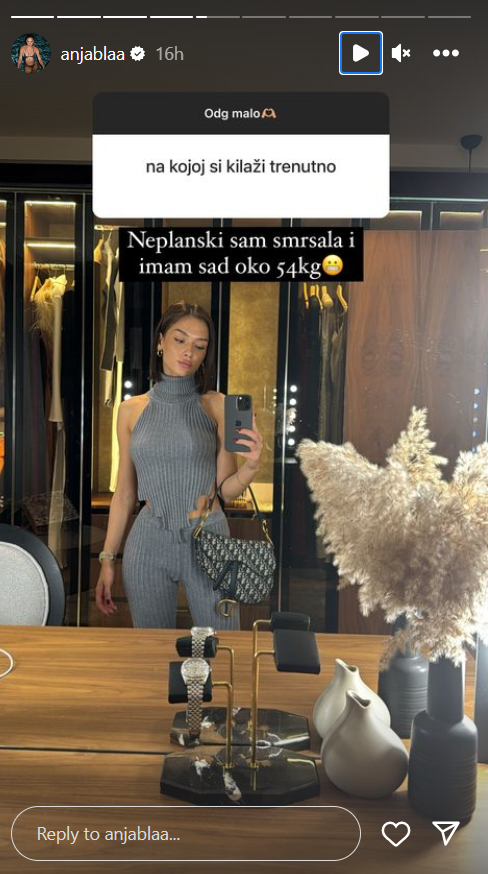 "BOLESNA SAM VEĆ DUŽE VREME": Anja Bla otkrila sve o lošem početku godine, pa se požalila na fizički izgled! (FOTO) 3 anja bla