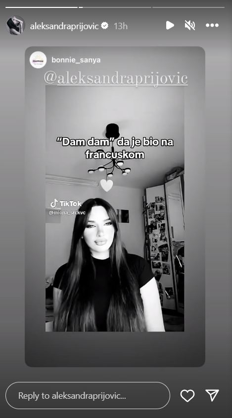 Uraganka izvela hit Aleksandre Prijović, ali na - francuskom! Snimak brzinom svetlosti postao viralan, komentari se samo nižu (VIDEO) 2 aleksandraprijovic