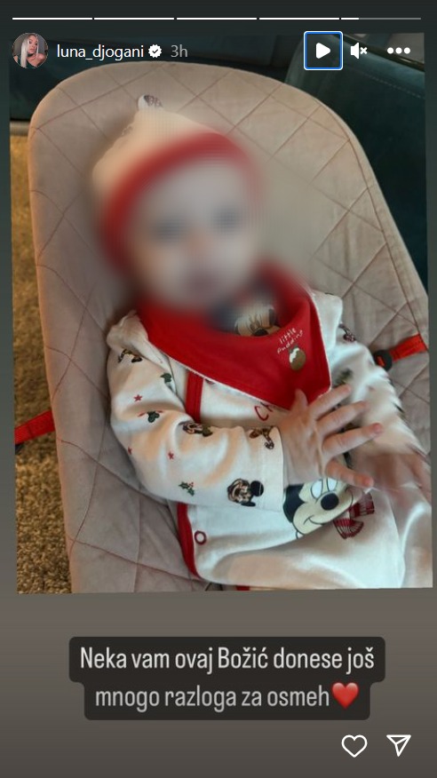 POKAZALA NJEN RAZLOG ZA OSMEH: Luna Đogani čestitala praznik na poseban način i poželela svima samo jedno! (FOTO) 2 luna đogani