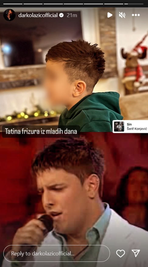 TATIN MALI KLON: Darko Lazić pokazao neverovatnu sličnost sa naslednikom, pa se prisetio mladosti (FOTO) 2 darko lazić
