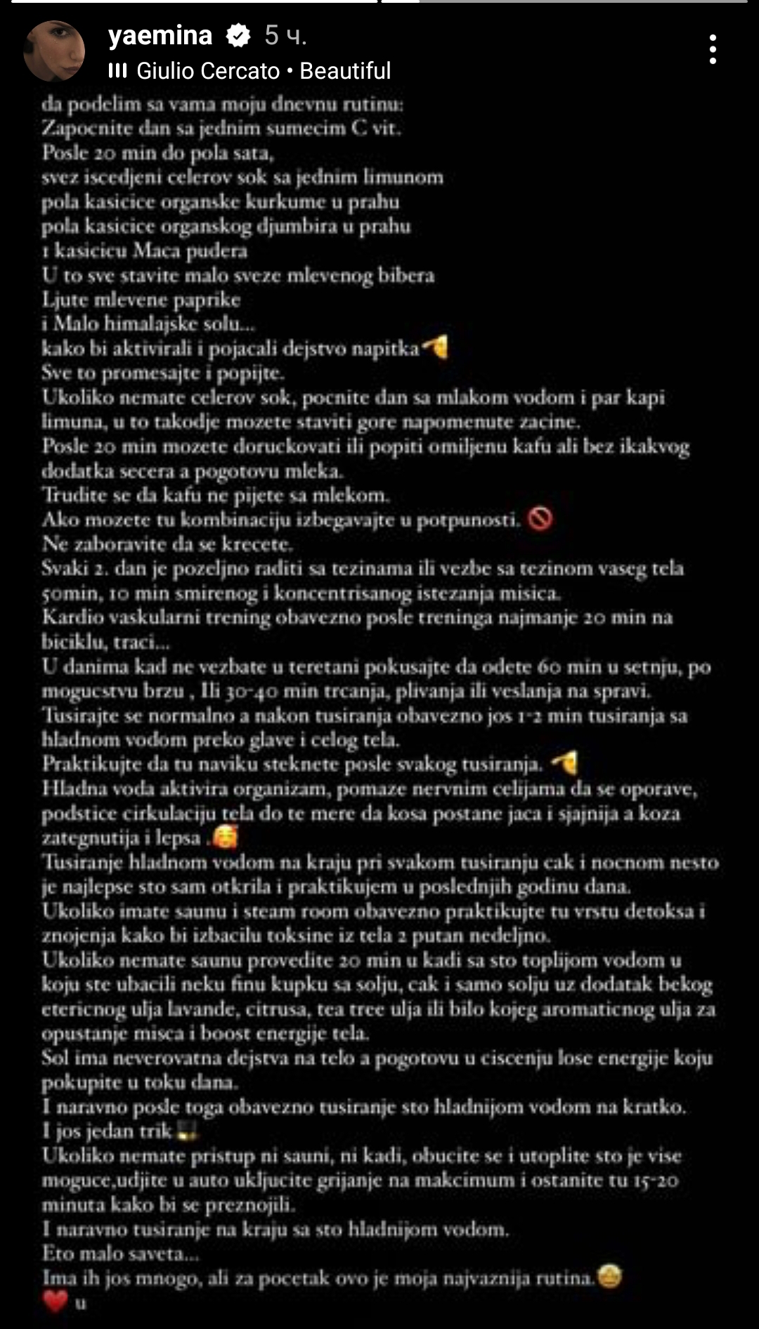 Emina Jahović otkrila tajnu mladalačkog izgleda: Ovo su najvažnija pravila kojih se pevačica UVEK pridržava 3 1707476392049