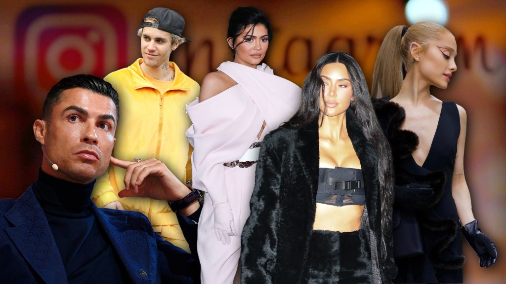 10 najplaćenijih zvezda na društvenim mrežama: Ove poznate ličnosti za samo JEDNU objavu na Instagramu zarade MILIONE 1 Kristijano Ronaldo Kajli Dzener Arijana Grande Dzastin Biber Kim Kardasijan