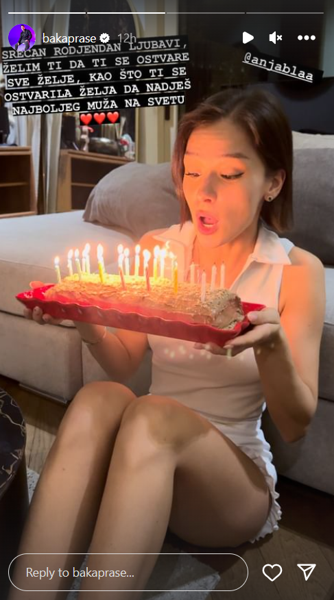 Intimna proslava rođendana: Anja Bla i Baka Prase uživali u romantičnoj večeri, svi se pitaju šta je influenserka dobila na poklon (FOTO) 4 anja bla, baka prase