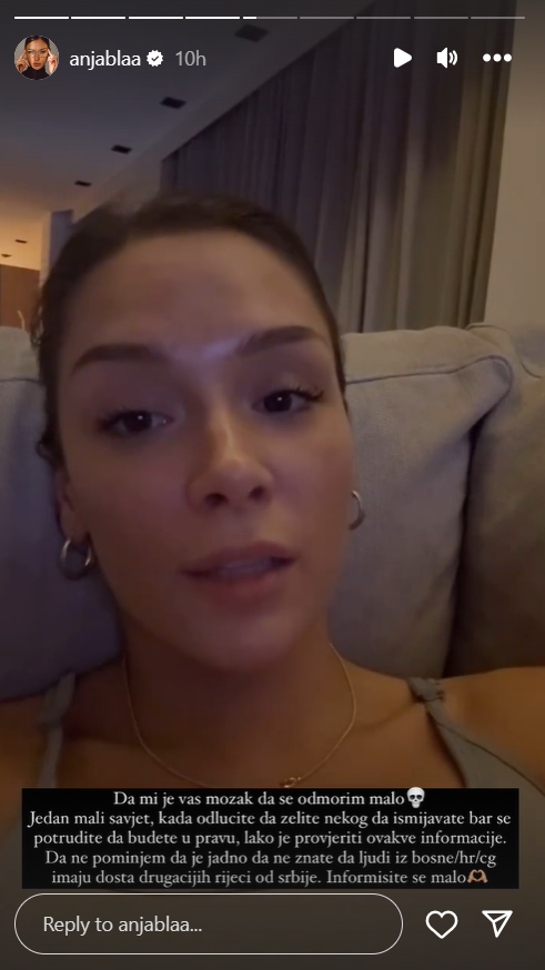 "Kao da vam je nivo inteligencije u minusu": Anja Bla pobesnela zbog negativnih komentara, pa održala lekciju hejterima (FOTO) 2 anja bla