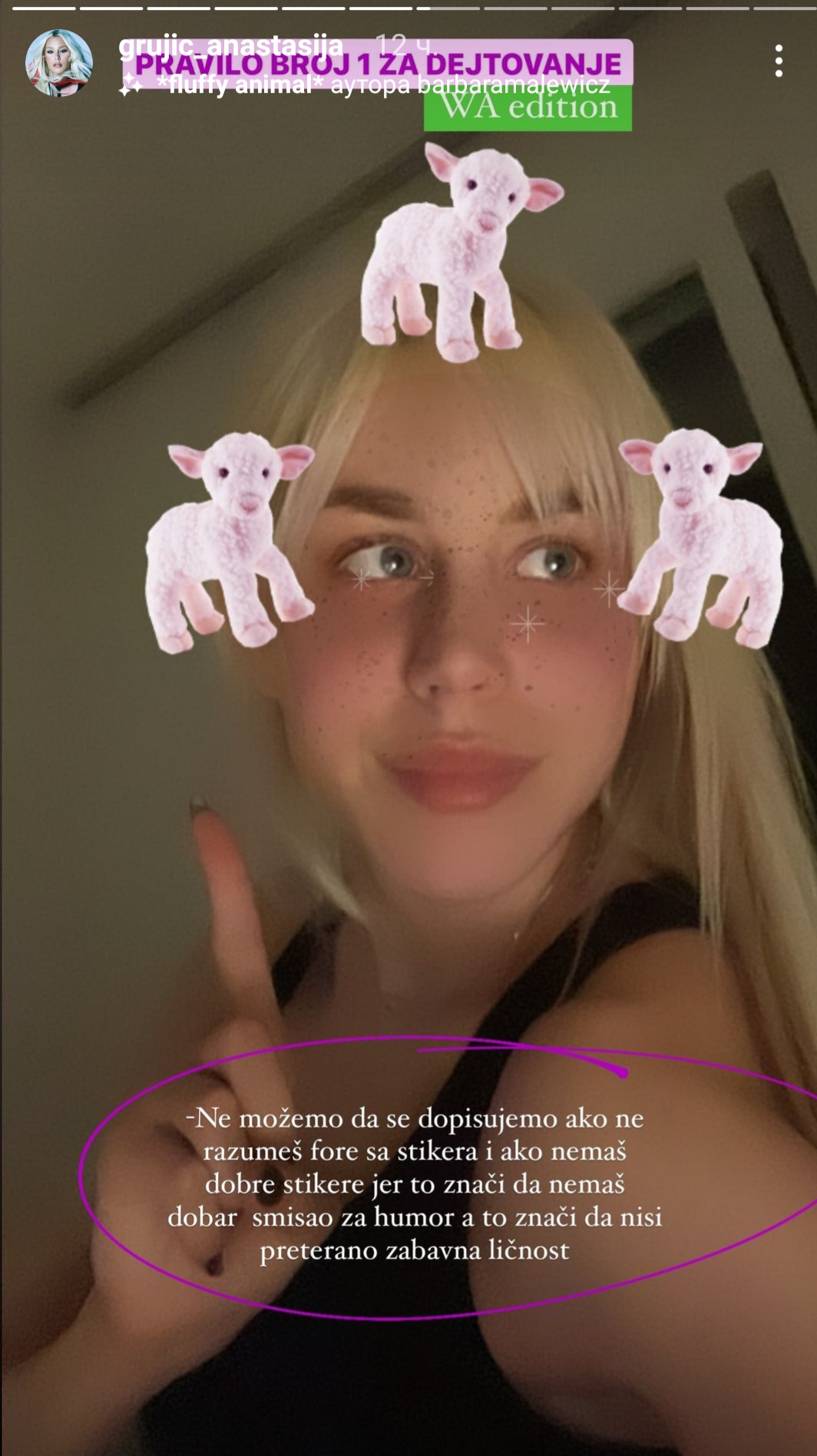 "Ne možemo da se dopisujemo ako...": Anastasija Grujić otkrila pravilo broj jedan za dejtovanje (FOTO) 2 1711362469570