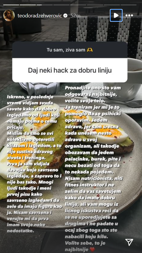 "Nisam savršena, imam nedostatke!" Teodora Džehverović nikad iskrenije o fizičkom izgledu, pa pokazala OŽILJKE od operacije (FOTO) 2 Screenshot 2024 03 14 133817
