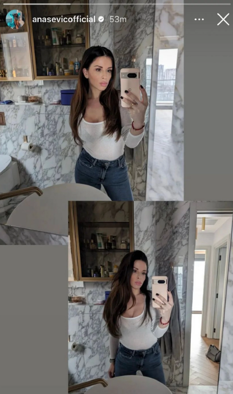 Mermerni zidovi i zlatni detalji: Ana Sević pokazala deo novog porodičnog doma, voditeljka uživa u luksuzu koji oduzima dah (FOTO) 2 Screenshot 2024 03 26 100816