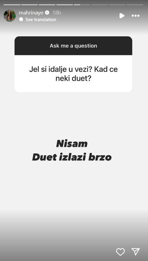 "Otpratio me je sa Instagrama": Mahrina ekskluzivno za IDJTV potvrdila navode o raskidu, pa najavila veliki povratak na scenu 2 Screenshot 2024 03 26 101253