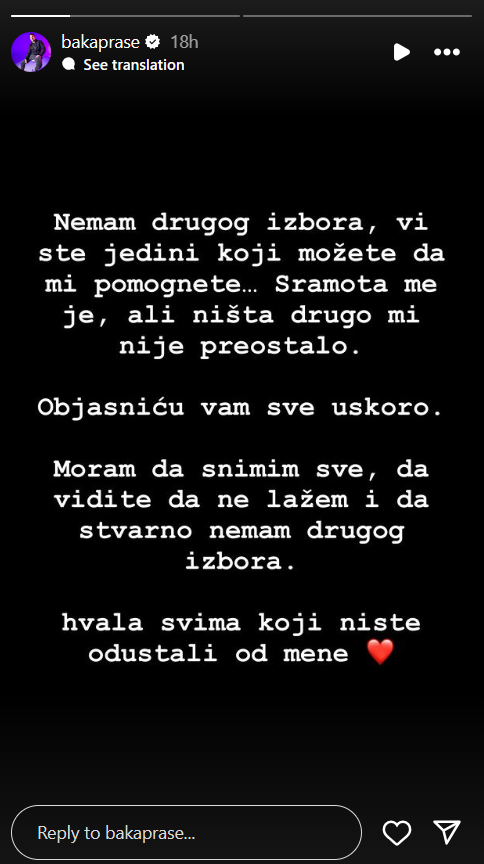 "Sramota me je moje sramote": Baka Prase uskoro otkriva sve detalje finansijske situacije, priznao da samo ONI mogu da mu pomognu 2 Screenshot 2024 03 29 085054