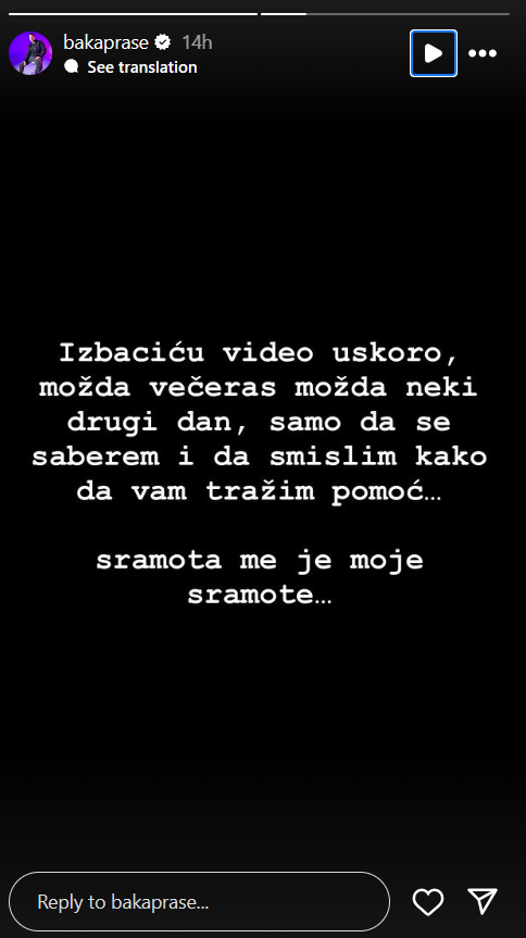 "Sramota me je moje sramote": Baka Prase uskoro otkriva sve detalje finansijske situacije, priznao da samo ONI mogu da mu pomognu 3 Screenshot 2024 03 29 085102