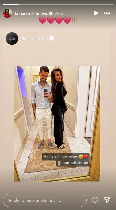 Važan dan u domu pevačice i fudbalera: Tamara Milutinović i njen suprug imaju dva velika razloga za slavlje 2 Screenshot 2024 04 25 084300