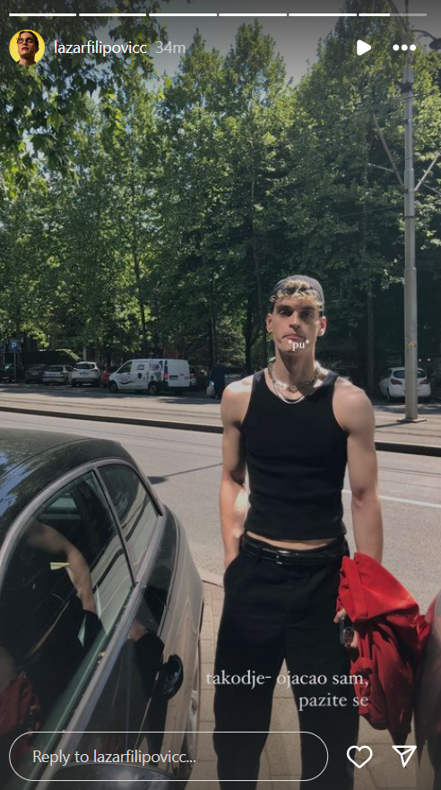 "Ojačao sam, pazite se": Lazar Filipović se pohvalio izgledom nakon napornih treninga, pa pokazao kako izgleda njegov dan u teretani (VIDEO) 2 lazfil