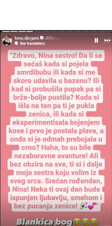 Veliki povod za slavlje u porodici Đogani, Luna se prva oglasila emotivnim rečima 4 luna 77