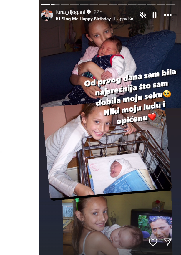 Veliki povod za slavlje u porodici Đogani, Luna se prva oglasila emotivnim rečima 3 luna1
