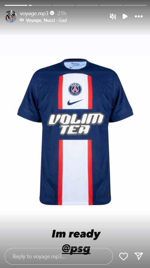 Voyage i Nucci osvanuli na zvaničnom profilu PSG-a! Zbog poteza čuvenog francuskog fudbalskog kluba mreže GORE, oglasio se i naš reper (VIDEO) 2 vojazz