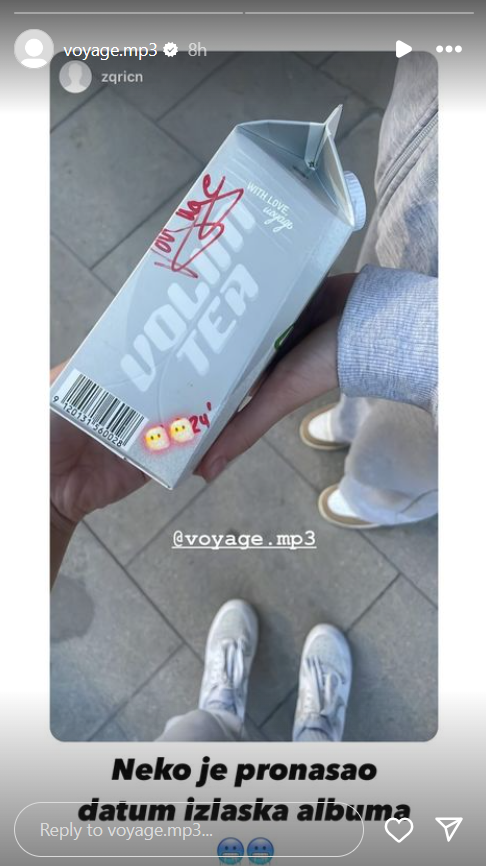 Procurila strogo čuvana tajna: Voyage jednim potezom zaintrigirao fanove, pa na poseban način otkrio važan detalj (FOTO) 2 Screenshot 2024 05 11 212205